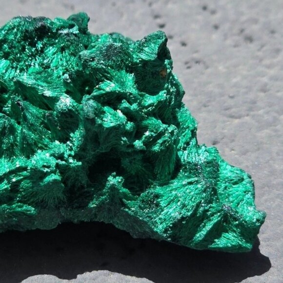 Natural Flowery Malachite ✦ Velvet Green Crystal Specimen ✦ Healing Stone 38g - Picture 6 of 16